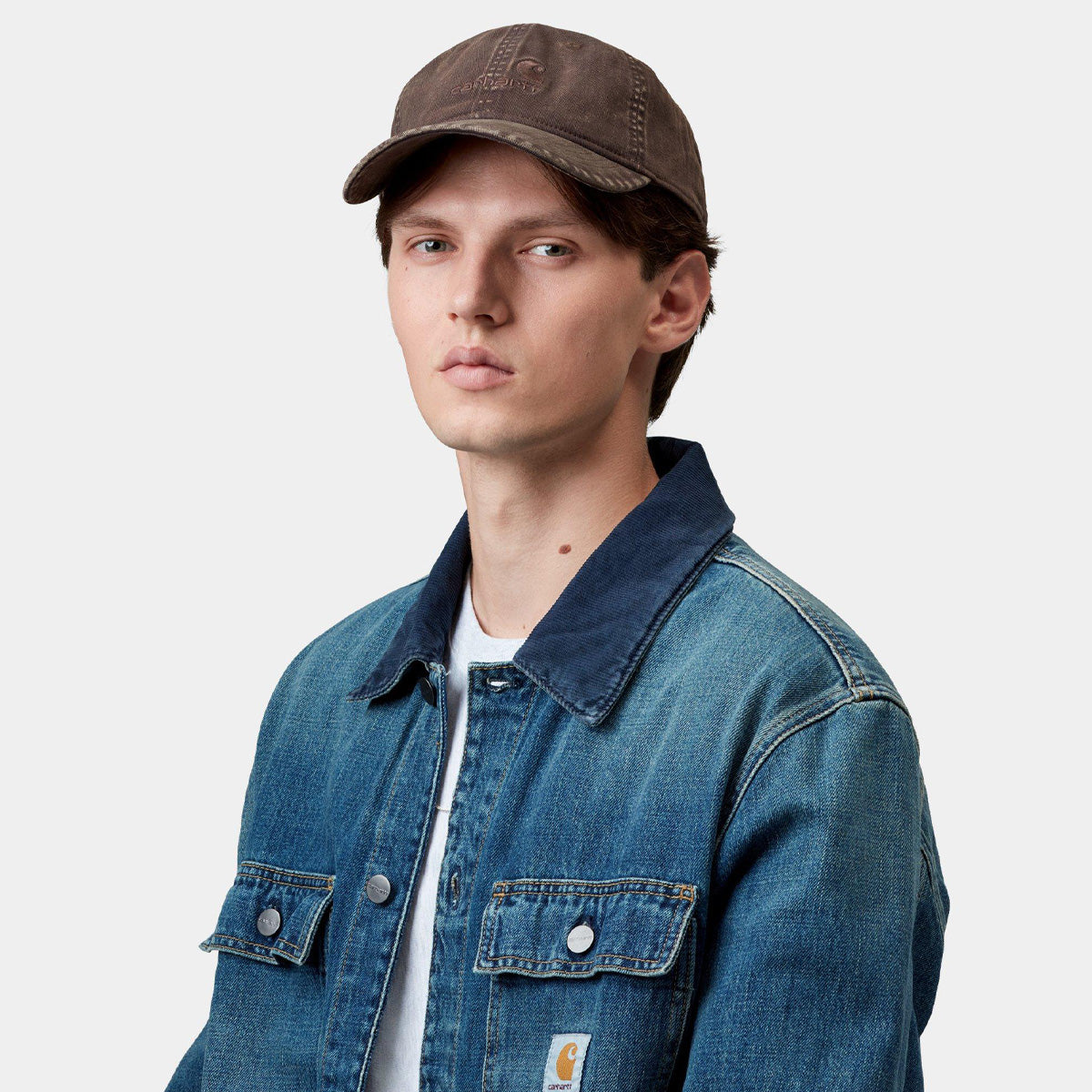 Carhartt WIP Lambert Cap Tobacco Moon Wash