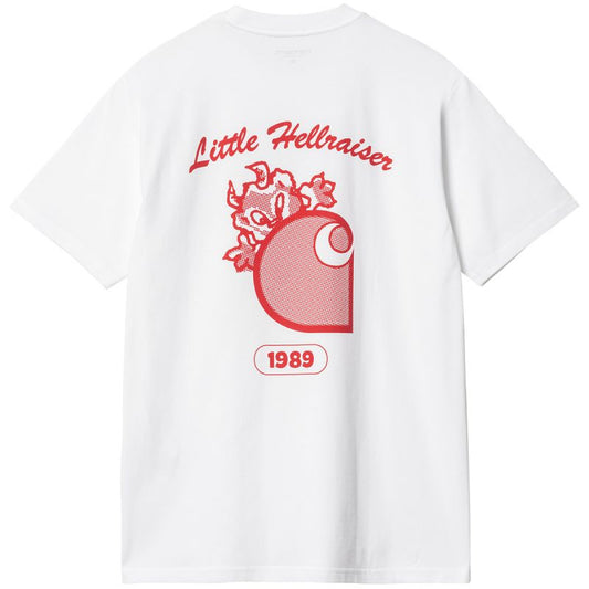 Carhartt WIP Little Hellraiser T-Shirt White/Red