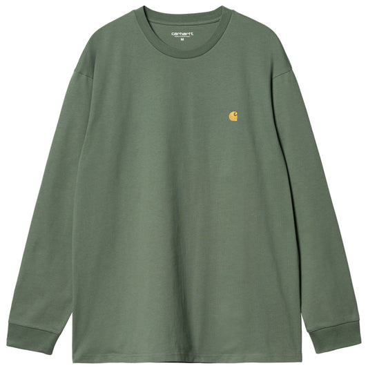 Carhartt WIP Chase Longsleeve T-Shirt Duck Green/Gold
