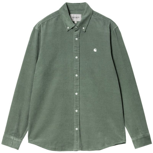 Carhartt WIP Madison Fine Cord Longsleeve Shirt Park/Wax