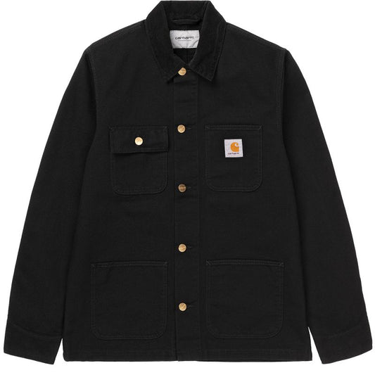 Carhartt WIP Michigan Coat Black/Black Rinsed