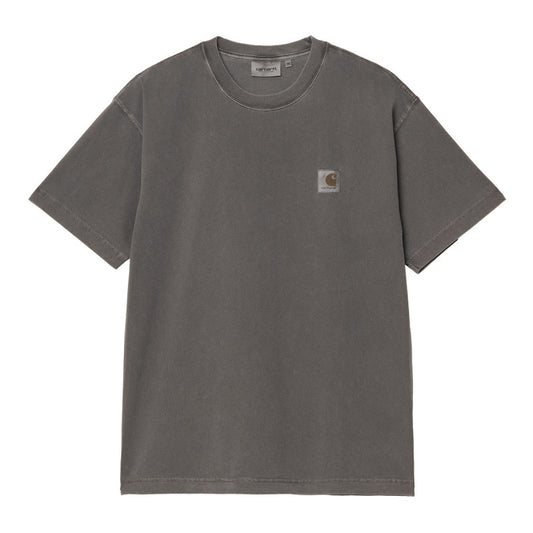 Carhartt WIP Nelson T-Shirt Graphite Garment Dyed