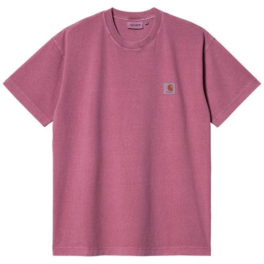Carhartt WIP Nelson T-Shirt Magenta Garment Dyed