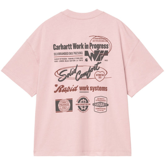 Carhartt WIP Networks T-Shirt Glassy Pink