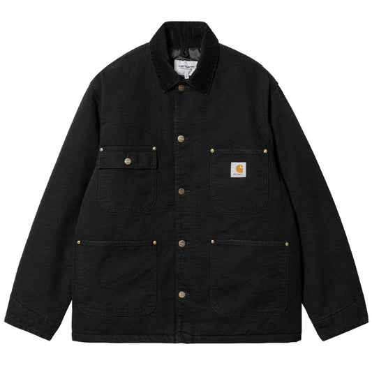 Carhartt WIP OG Chore Coat Black/Black Aged Canvas