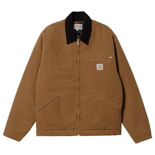 Carhartt WIP OG Detroit Jacket Deep H Brown/Black Aged Canvas