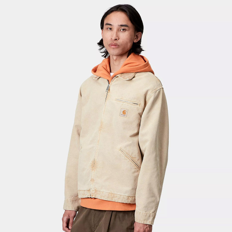 Carhartt WIP OG Detroit Jacket Dusty H Brown/Dusty H Brown Chalk Wash