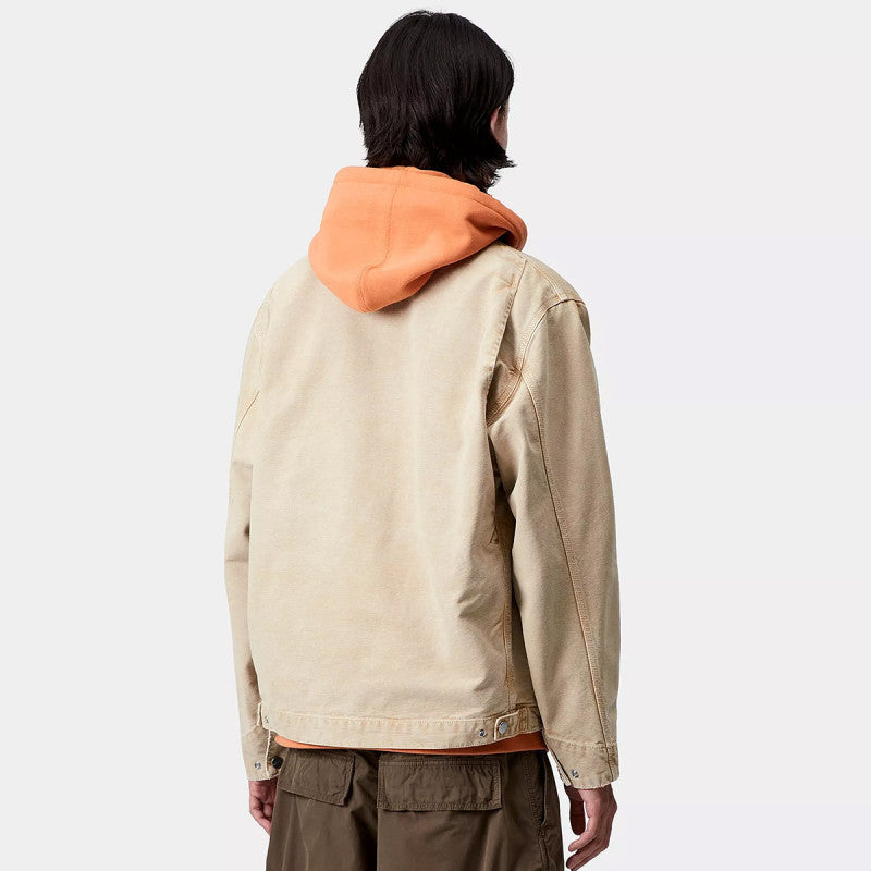 Carhartt WIP OG Detroit Jacket Dusty H Brown/Dusty H Brown Chalk Wash