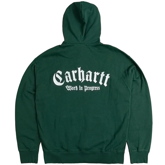 Carhartt WIP Onyx Script Hooded Sweater Chervil/White