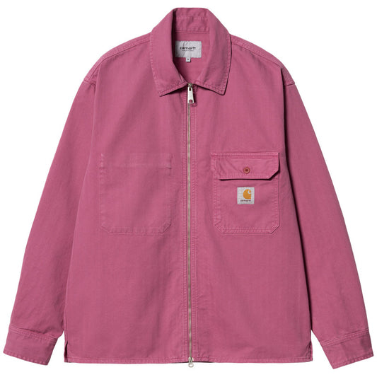 Carhartt WIP Rainer Shirt Jac Magenta Garment Dyed