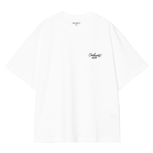 Carhartt WIP Signature Script T-Shirt White/Black
