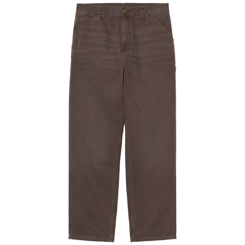 Carhartt WIP Single Knee Pant Tobacco Stone Canvas
