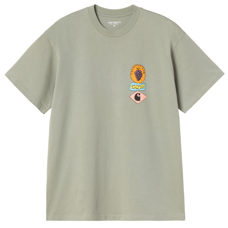 Carhartt WIP Stacked Grapes T-Shirt Shady Green