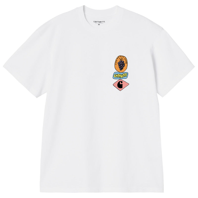 Carhartt WIP Stacked Grapes T-Shirt White
