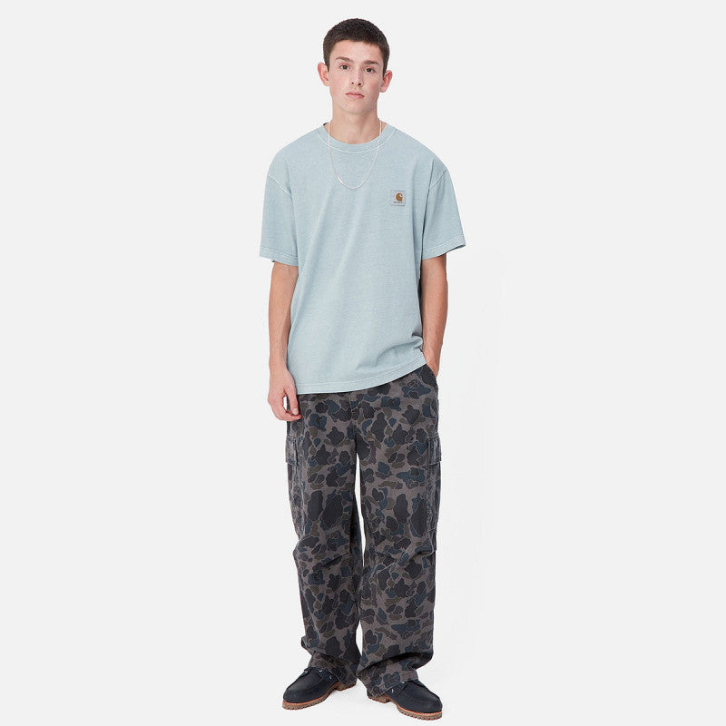 Carhartt WIP Vista T-Shirt Dusty Ice Garment Dyed