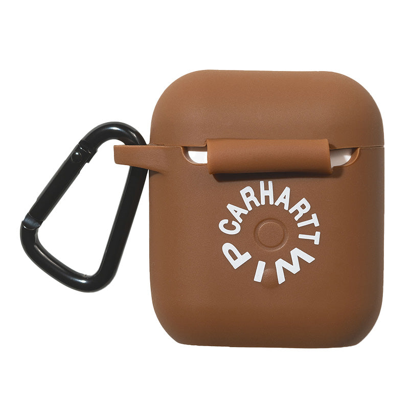 Carhartt WIP Work Varsity AirPods Case Deep H Brown/Wax