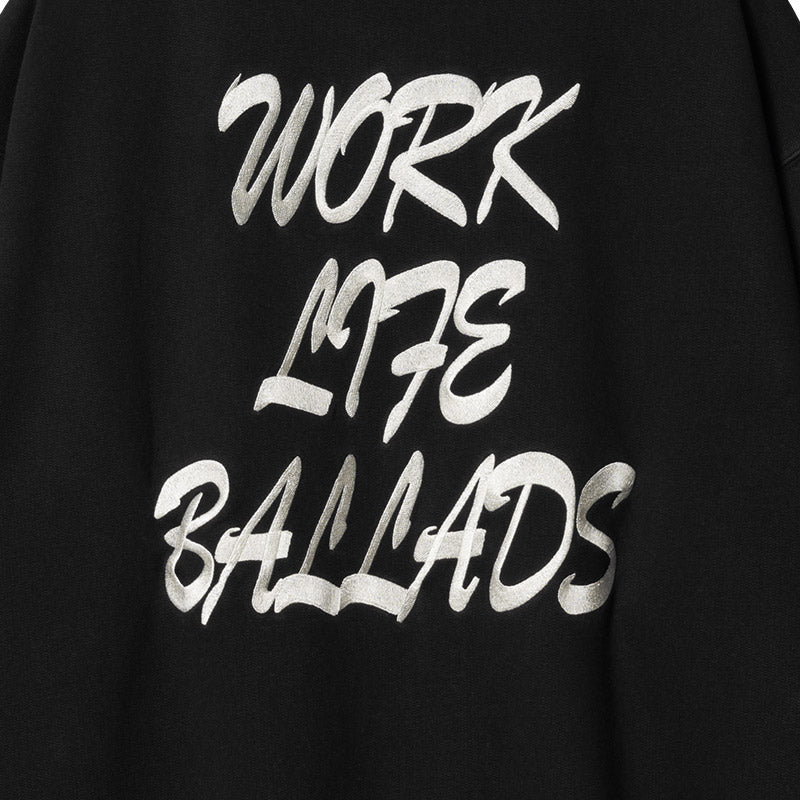 Carhartt WIP Work Varsity Sweater Black/Wax Stone Washed