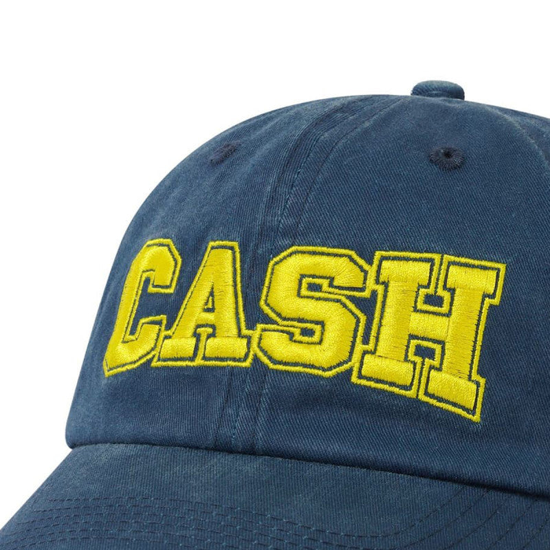 Cash Only Campus 6 Panel Cap Washed Navy