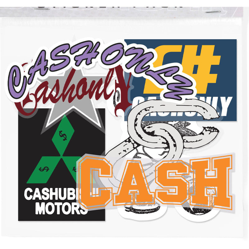 Cash Only Drop 16 Sticker Pack Multi