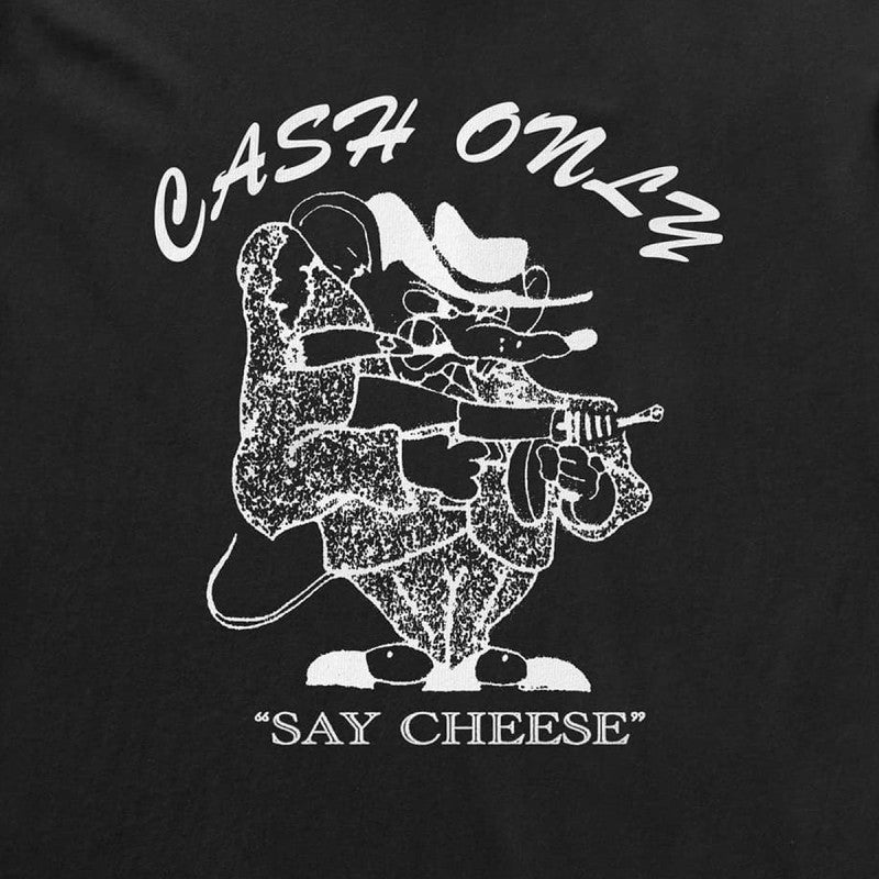 Cash Only Mobster T-Shirt Black