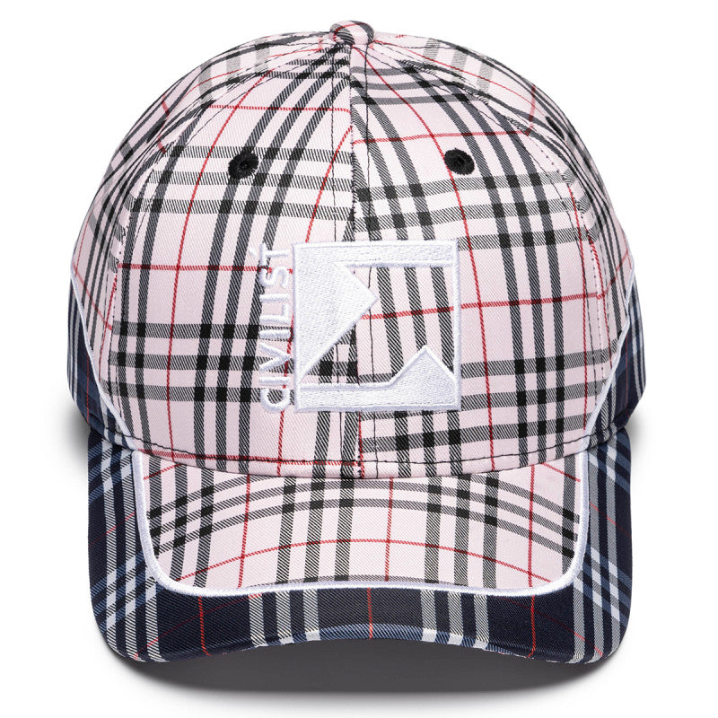 Civilist Checks Low Pro Cap Pink/Blue