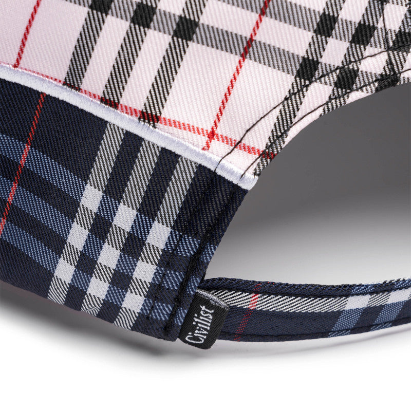 Civilist Checks Low Pro Cap Pink/Blue