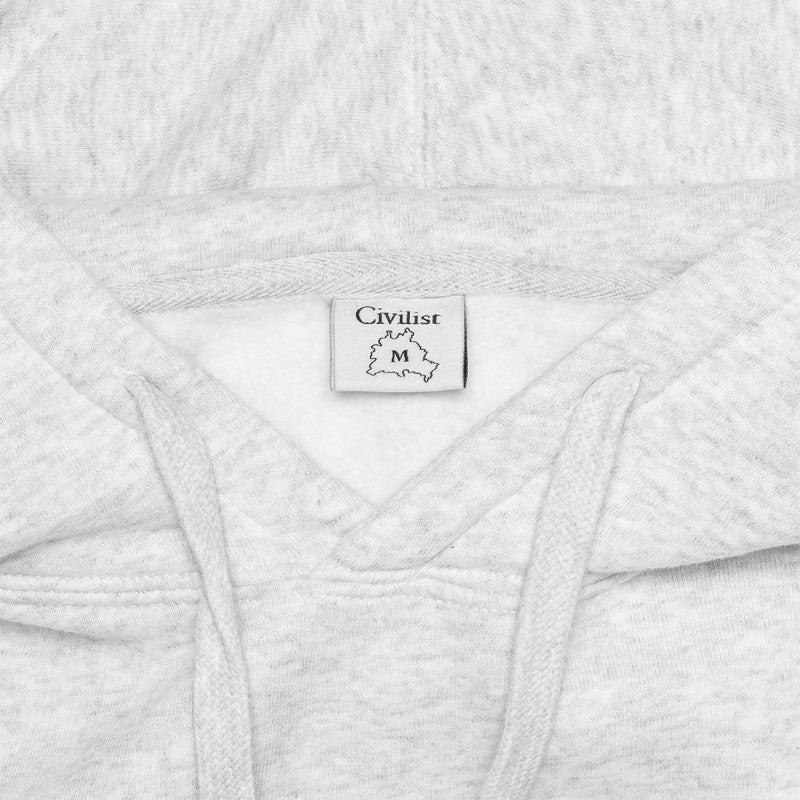 Civilist Karls Berg Hooded Sweater Light Heather Grey