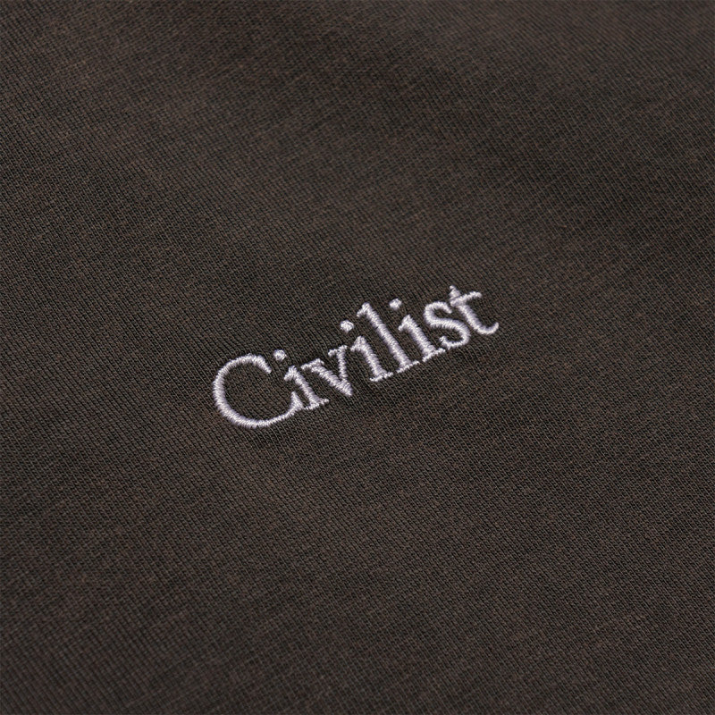 Civilist Mini Logo T-Shirt Nutmeg
