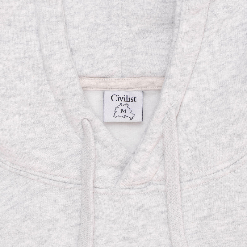 Civilist Spike Hooded Sweater Light Heather Grey