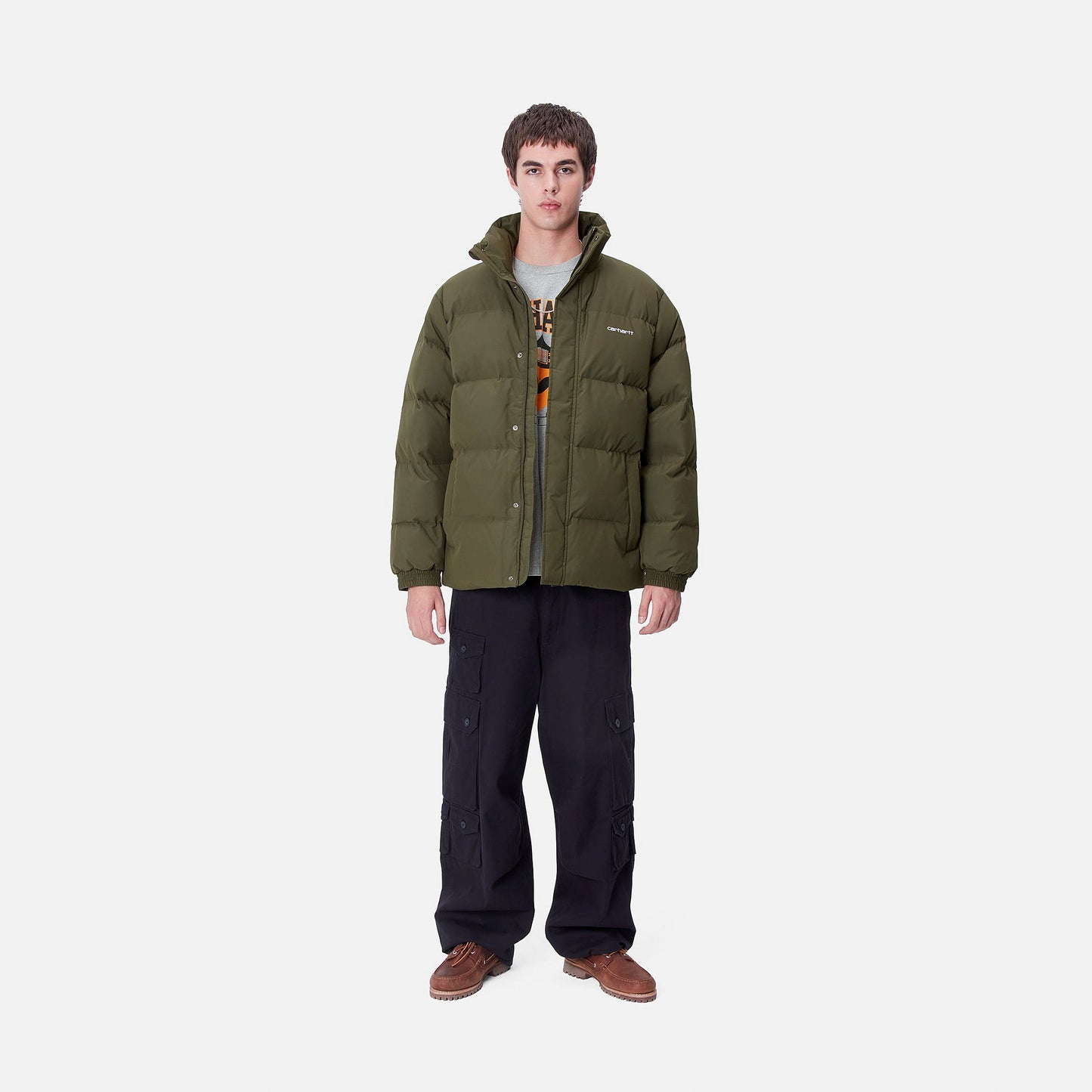 Carhartt WIP Danville Jacket Office Green/White
