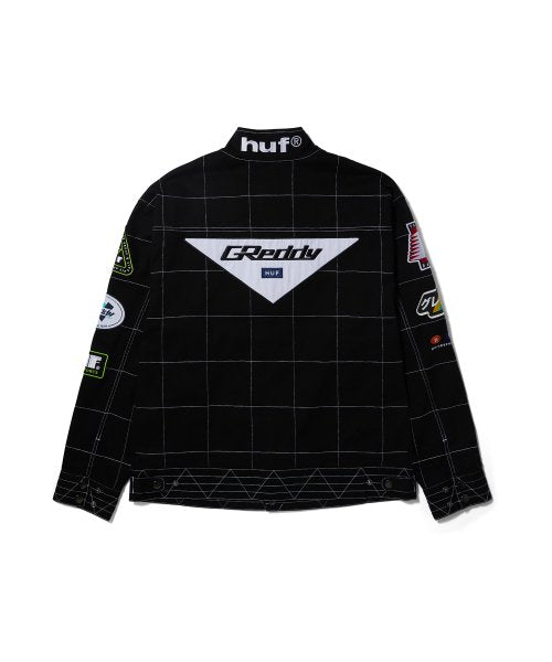 HUF X Greddy Racing Team Jacket Black