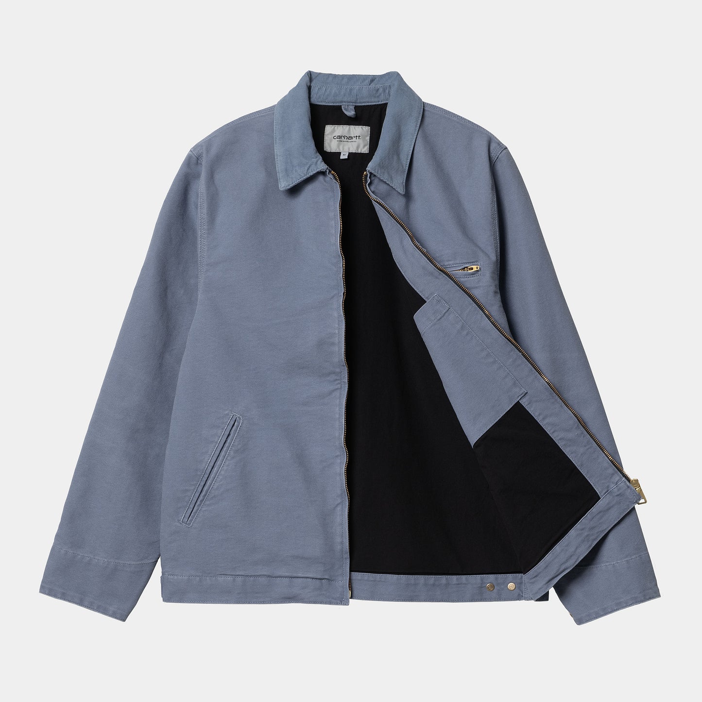 Carhartt WIP Detroit Jacket Bay Blue/Bay Blue Aged Canvas