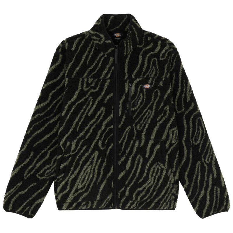 Dickies Mount Hope Fleece Jacket Printed Black