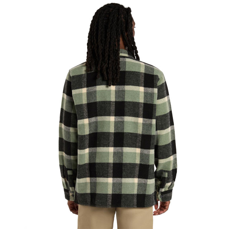 Dickies Plaid Coaling Longsleeve Shirt Sea Spray
