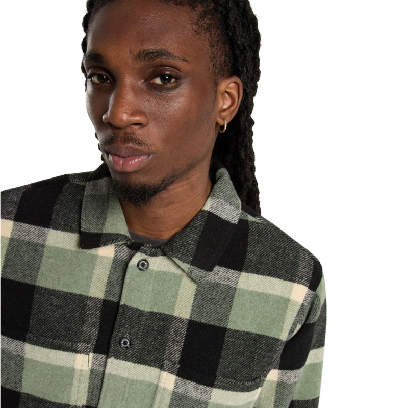 Dickies Plaid Coaling Longsleeve Shirt Sea Spray