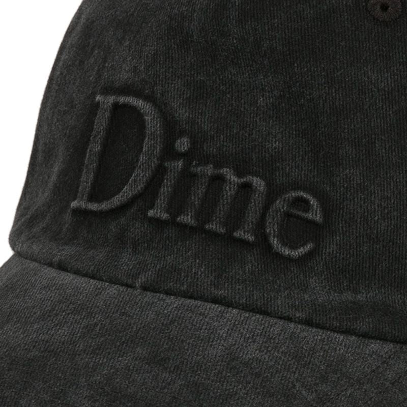 Dime Classic Embossed Uniform Cap Charcoal Washed