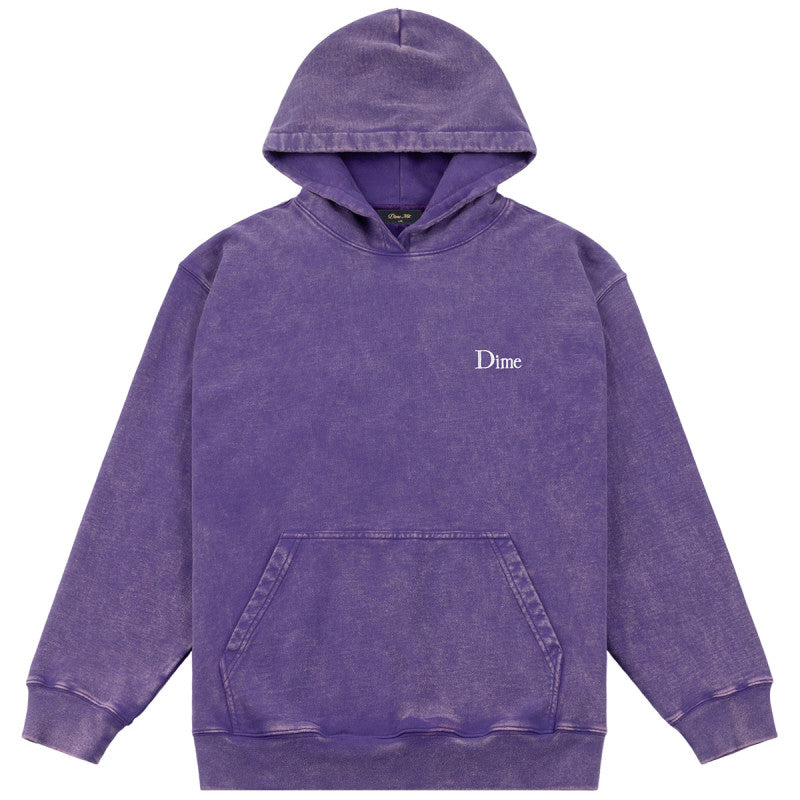 Dime Classic French Terry Hooded Sweater Faded Iris