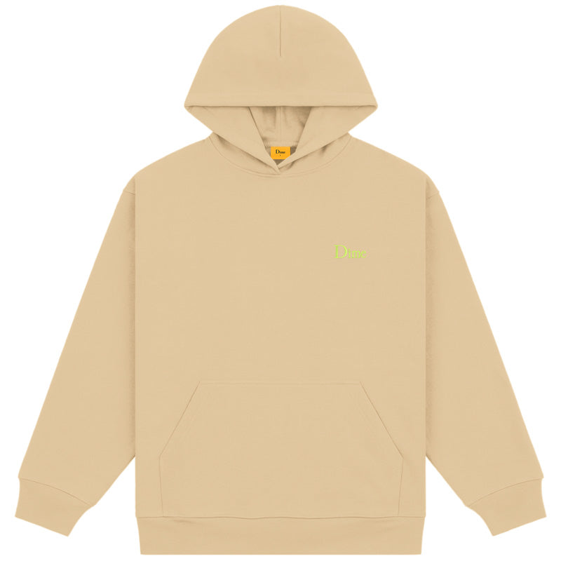 Dime Classic Small Logo Hoodie Sand
