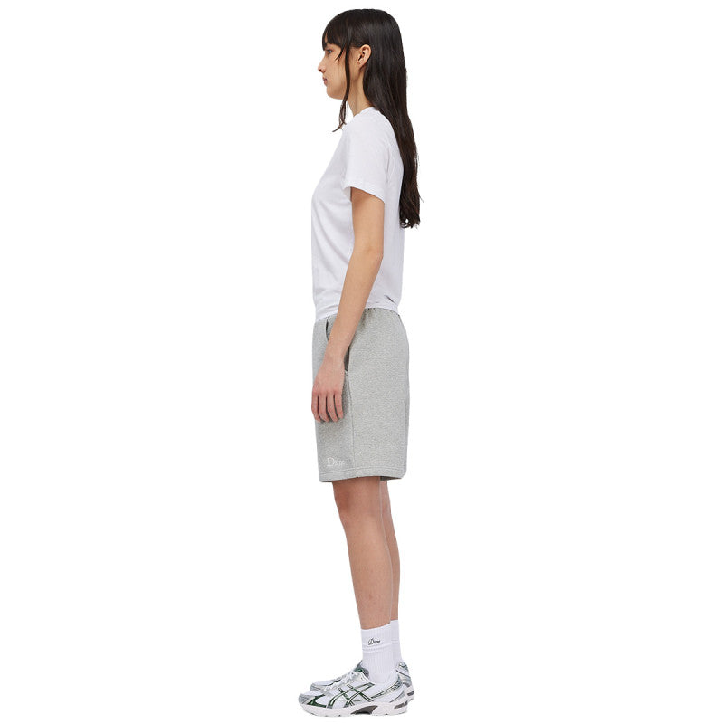 Dime Classic Small Logo Sweatshort Heather Gray