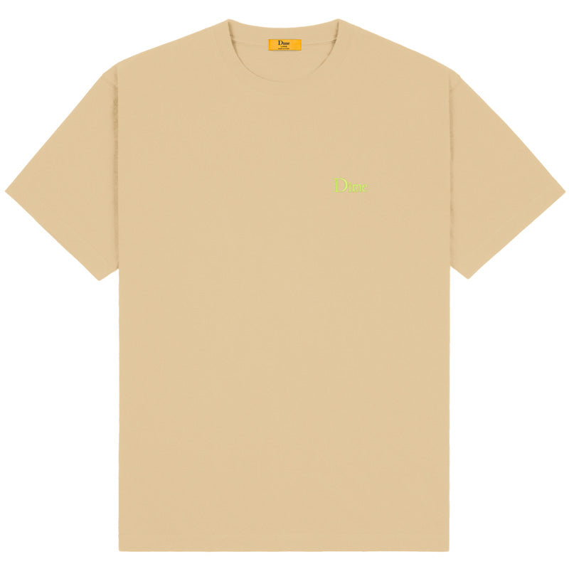 Dime Classic Small Logo T-Shirt Sand