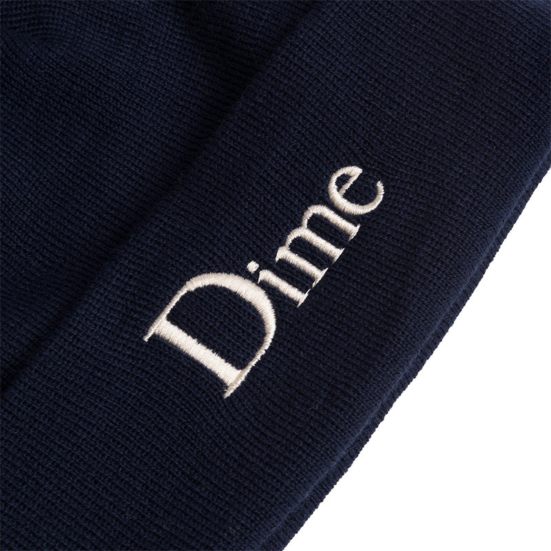 Dime Classic Wool Fold Beanie Indigo