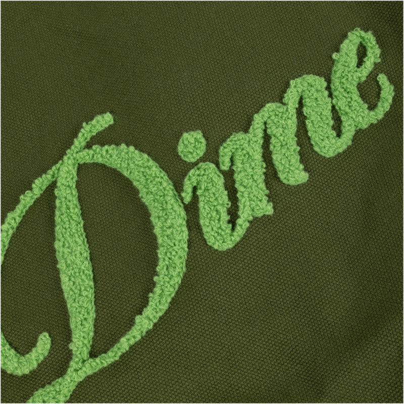 Dime Cursive Chenille Tote Bag Grass