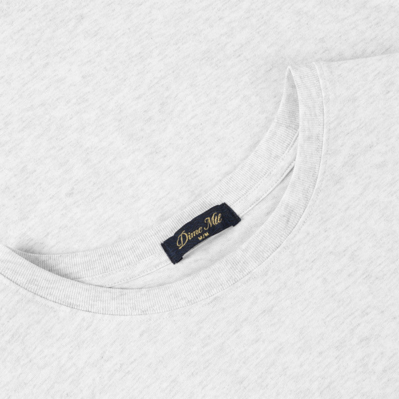 Dime Cursive Longsleeve T-Shirt Ash