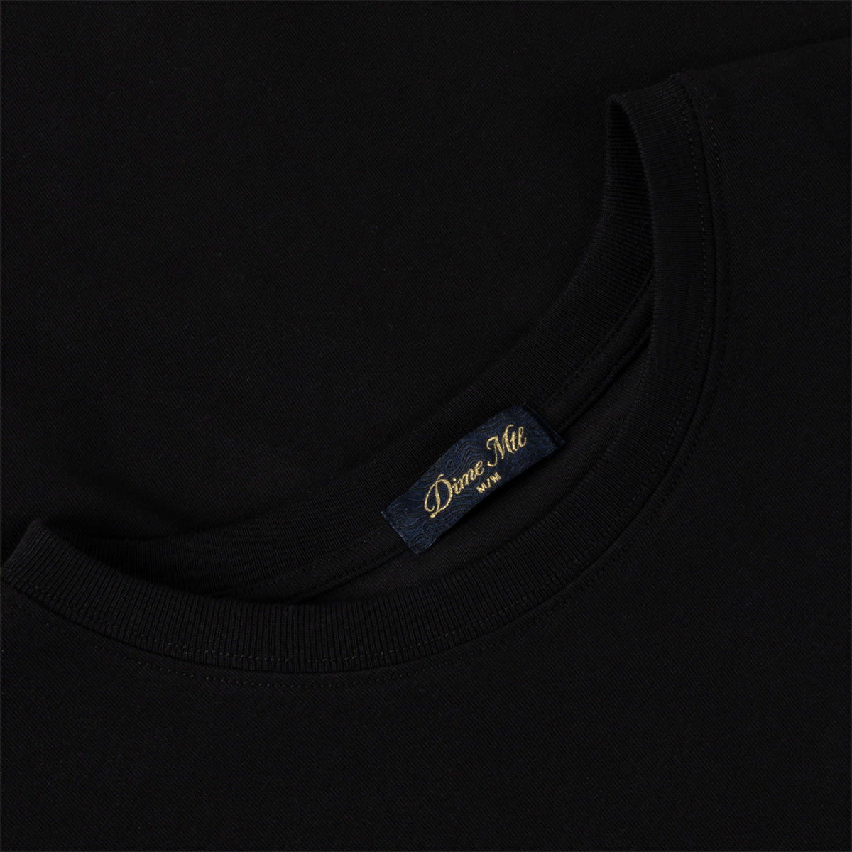 Dime Cursive Paper Cut T-Shirt Black