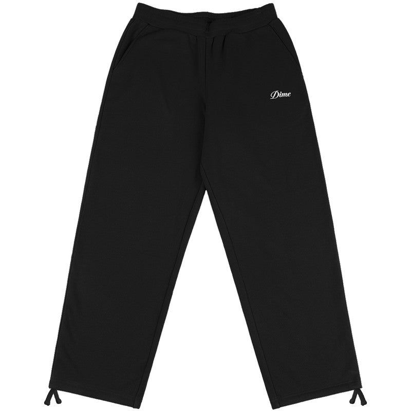 Dime Cursive Small Logo Sweatpants Black