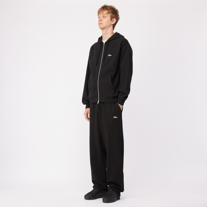 Dime Cursive Small Logo Sweatpants Black