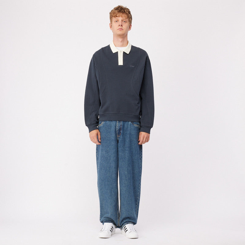 Dime French Terry Rugby Navy