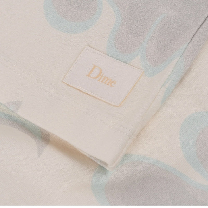 Dime Space Flame Longsleeve T-Shirt White