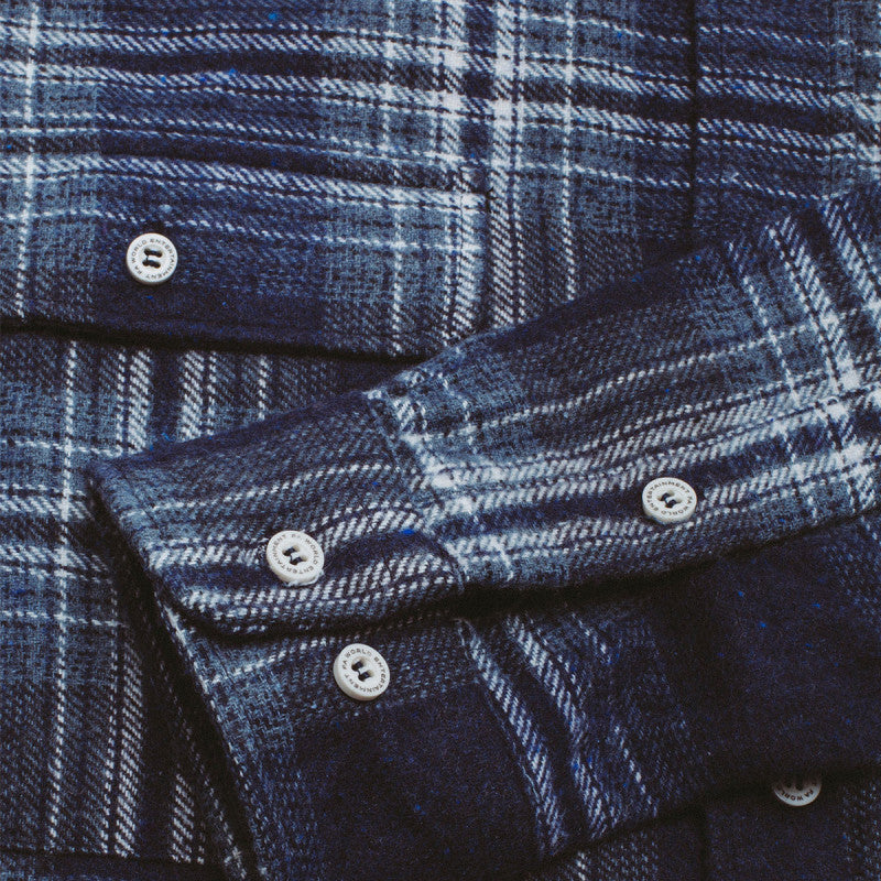 Fucking Awesome FA Long Sleeve Flannel Blue