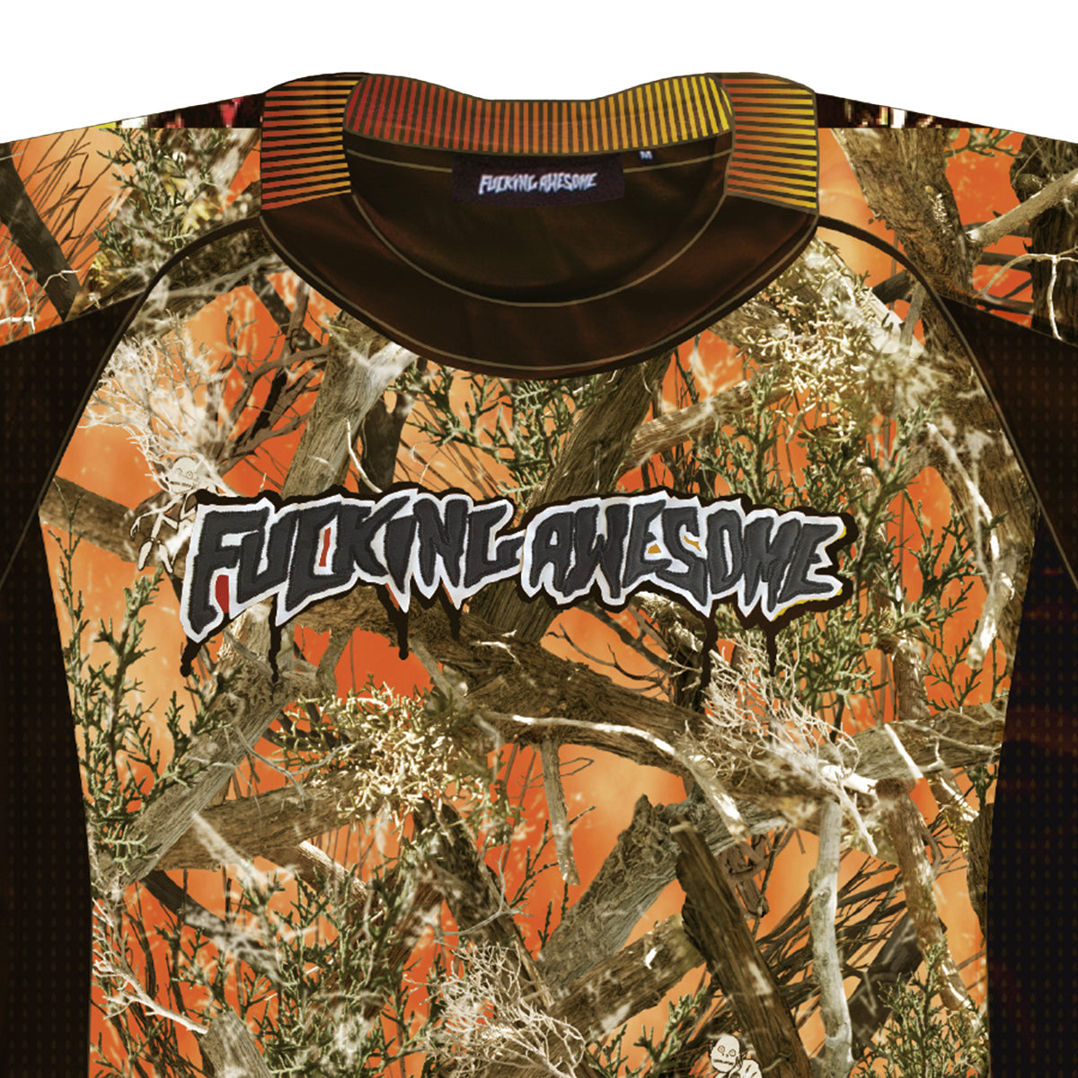 Fucking Awesome Rapid Short Sleeve Jersey Orange Camo